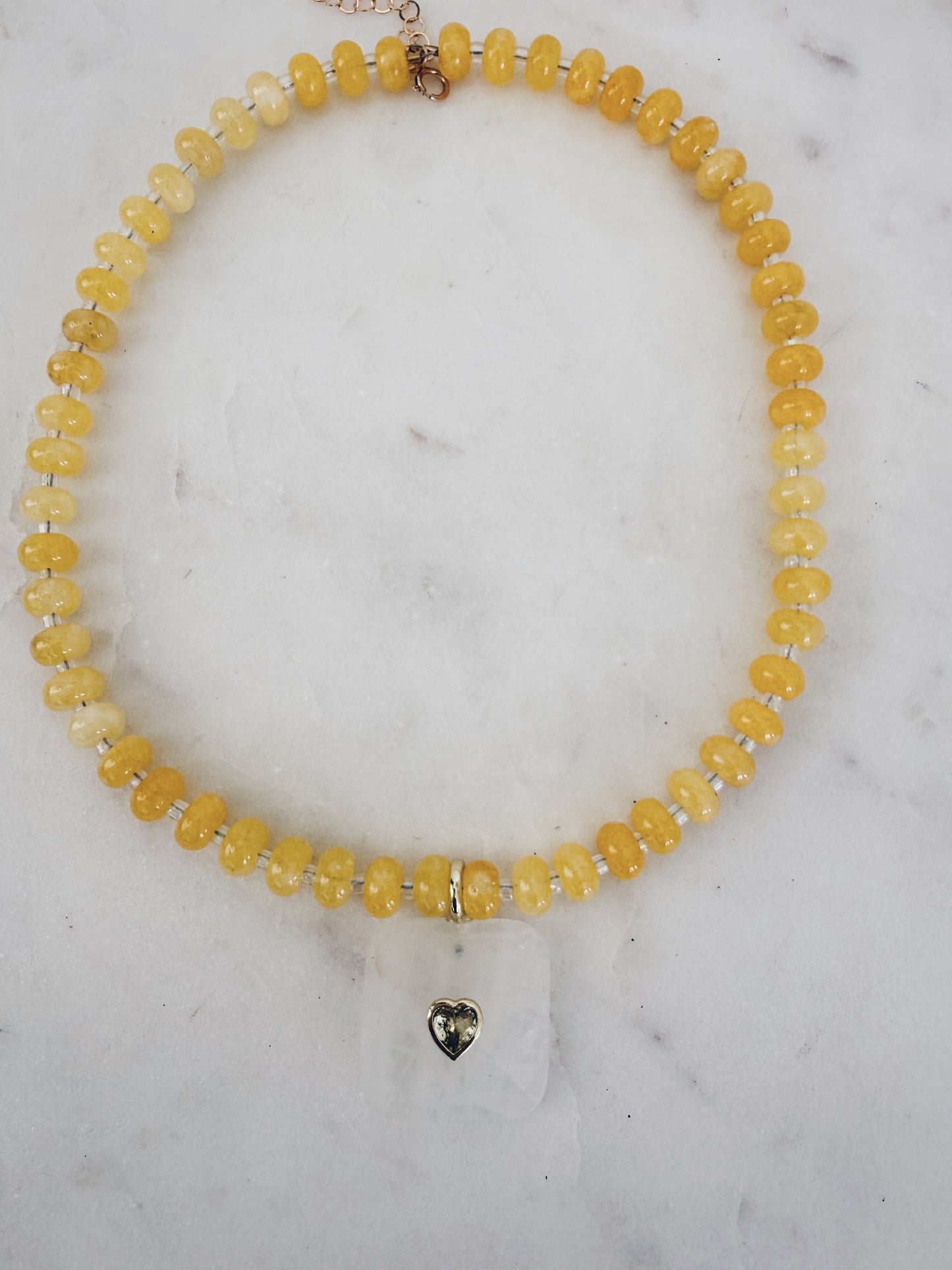 Sunlight Gemstone Pendant Necklace | Coastal Gem Collection