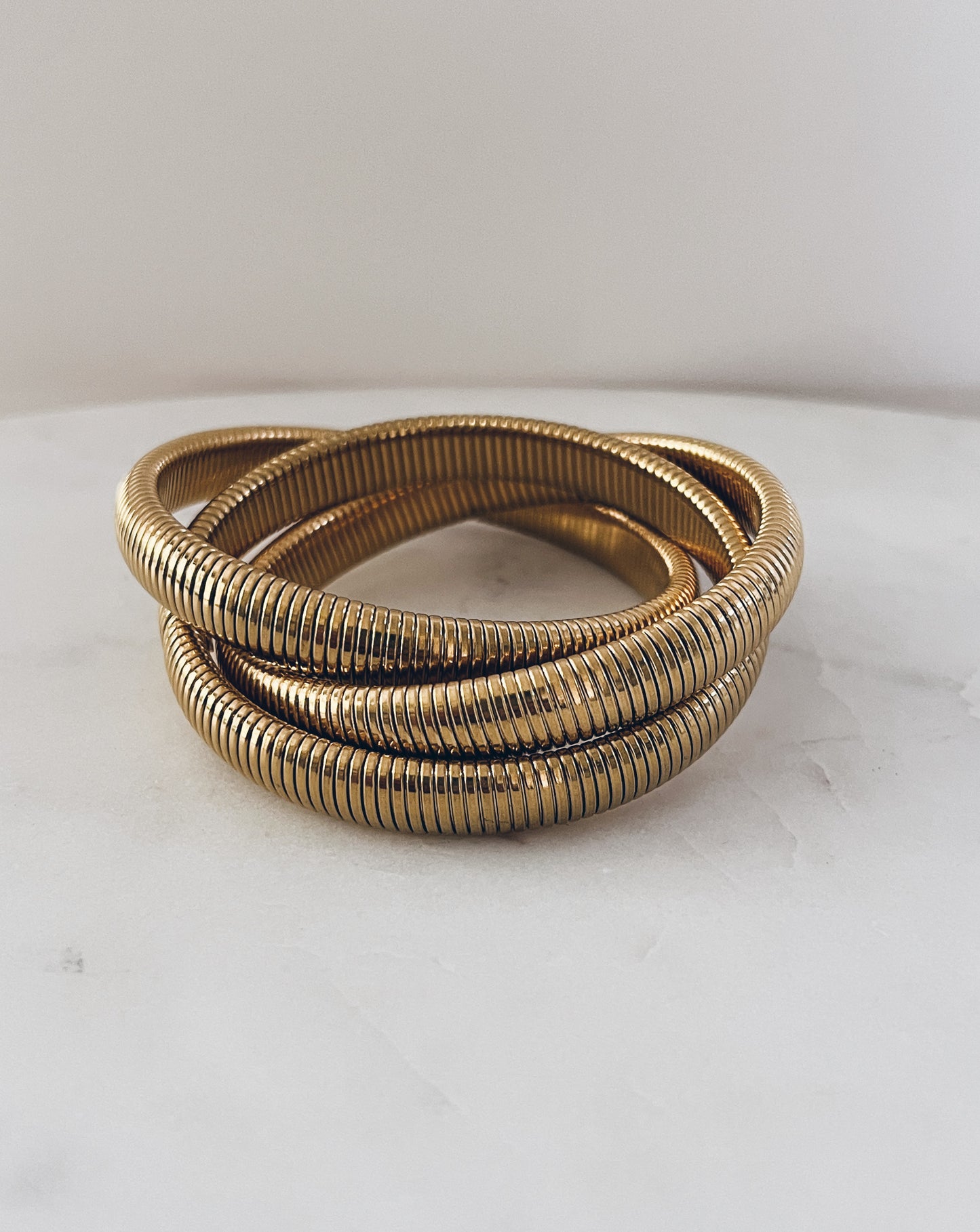 Serpent Stretch Chain Bracelet