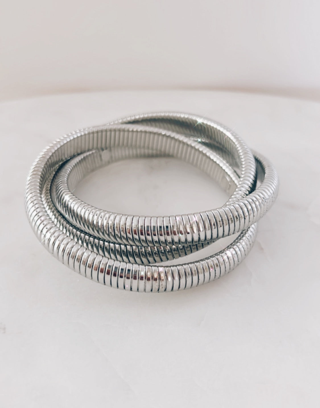 Serpent Stretch Chain Bracelet