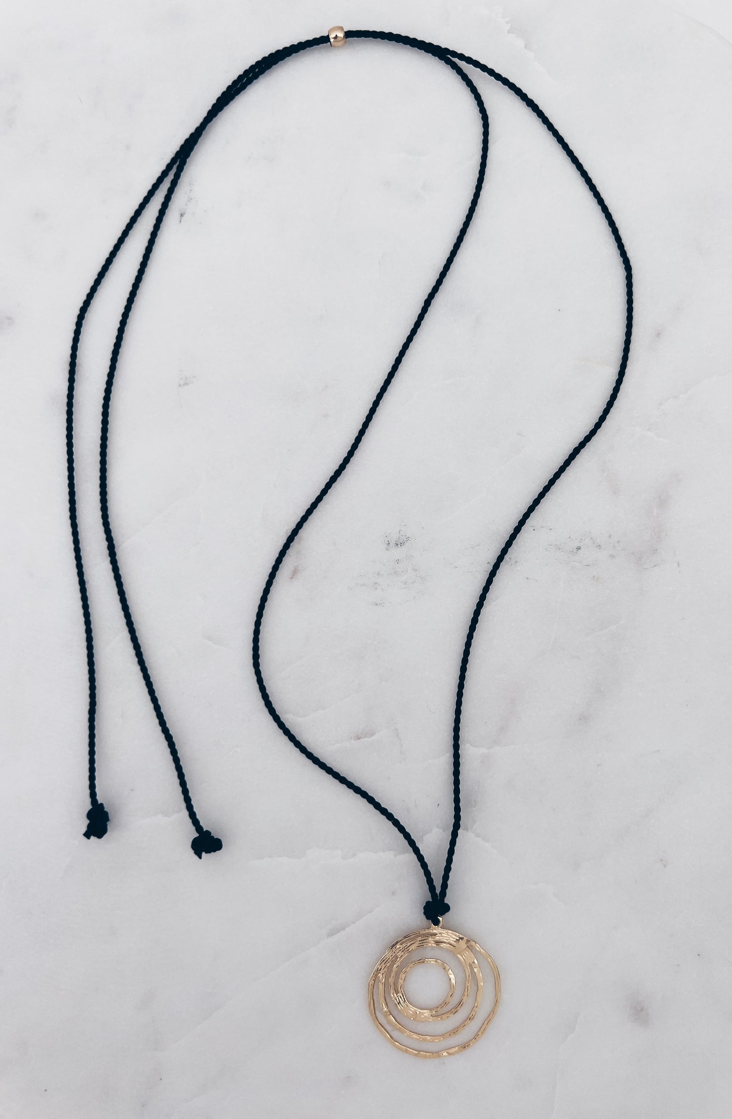 Gold Swirl Cord Choker