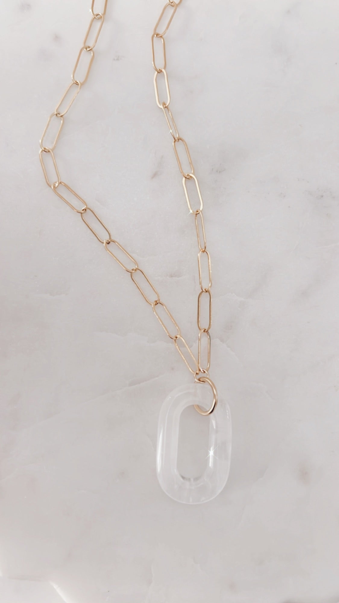 Oval Gemstone Pendant Necklace + More Options