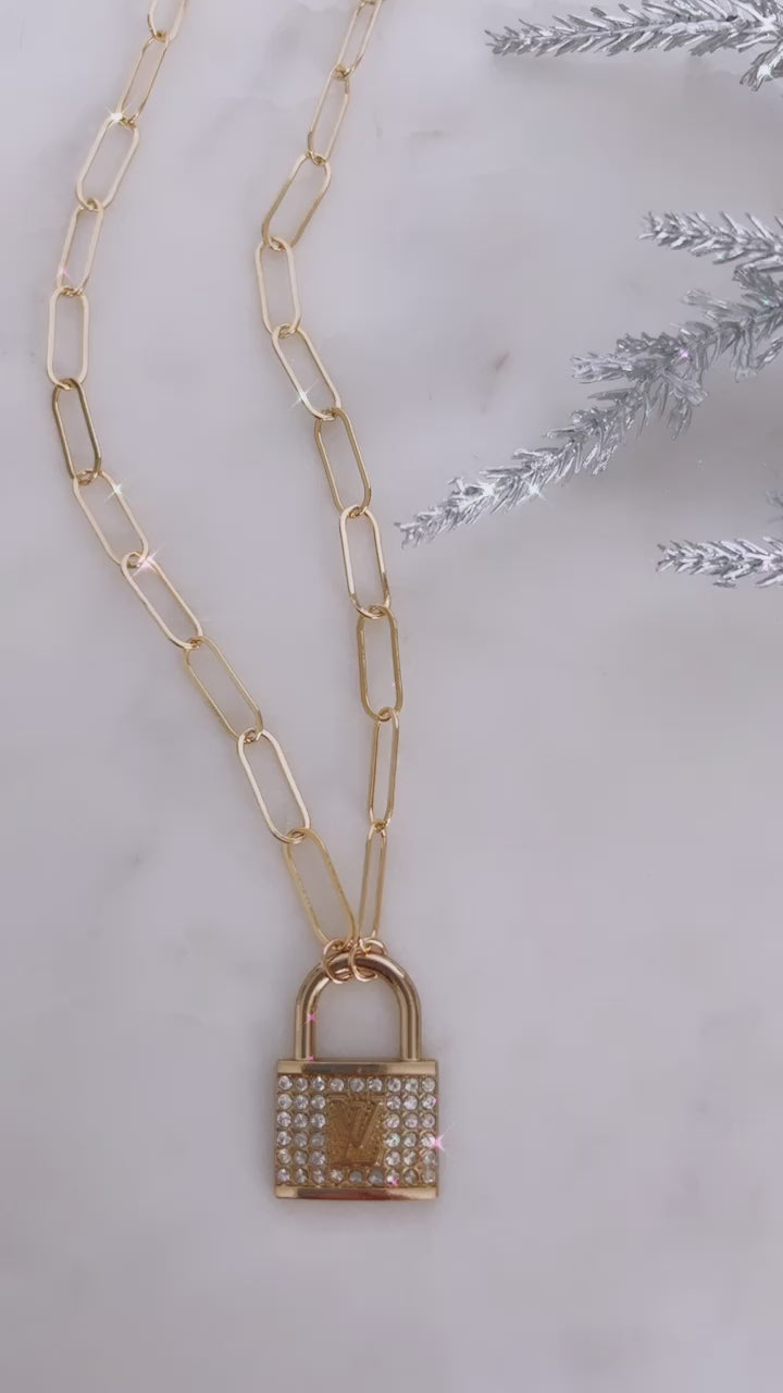 Louis Vuitton Repurposed Vintage Necklace