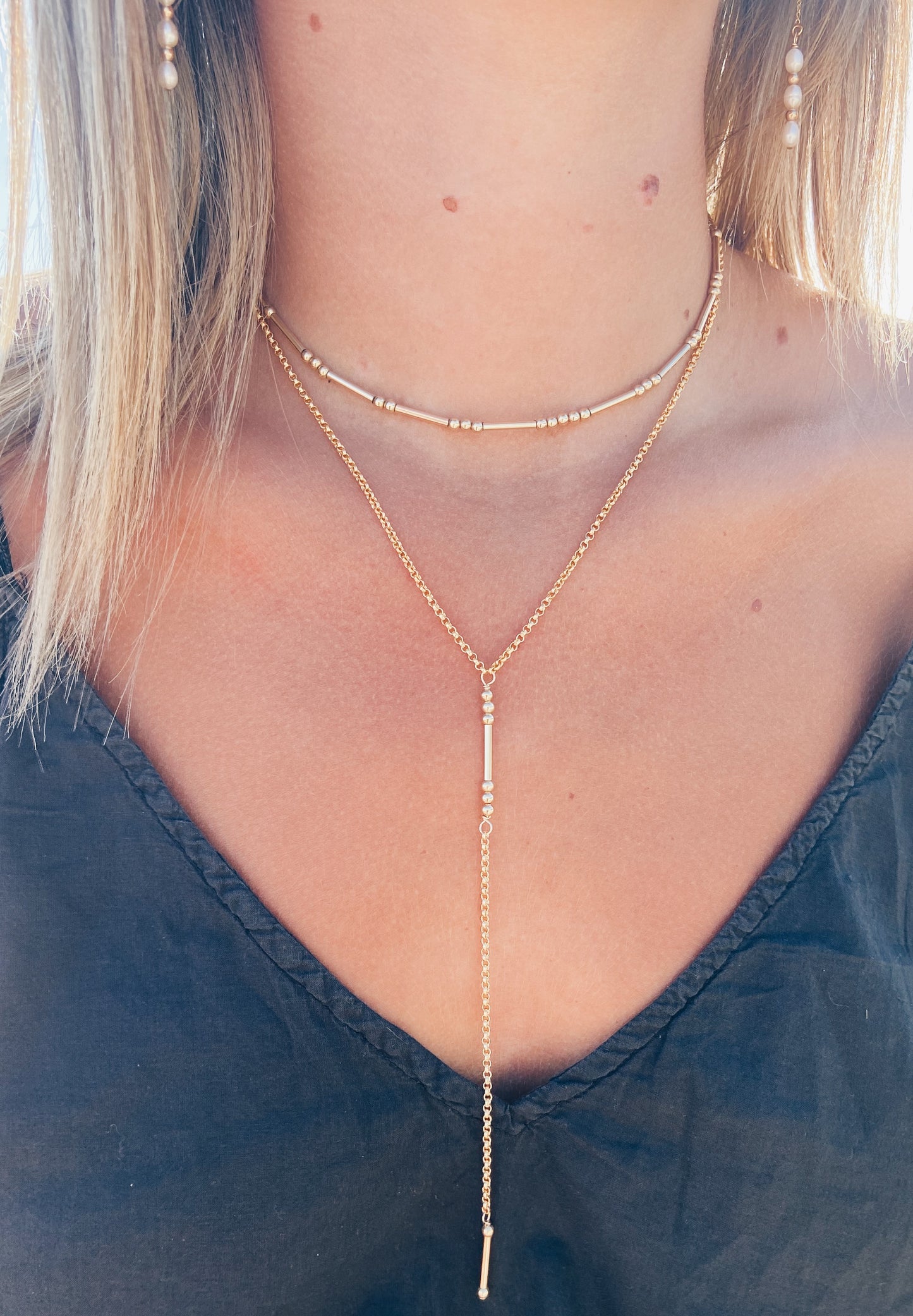 Manhattan Y Necklace