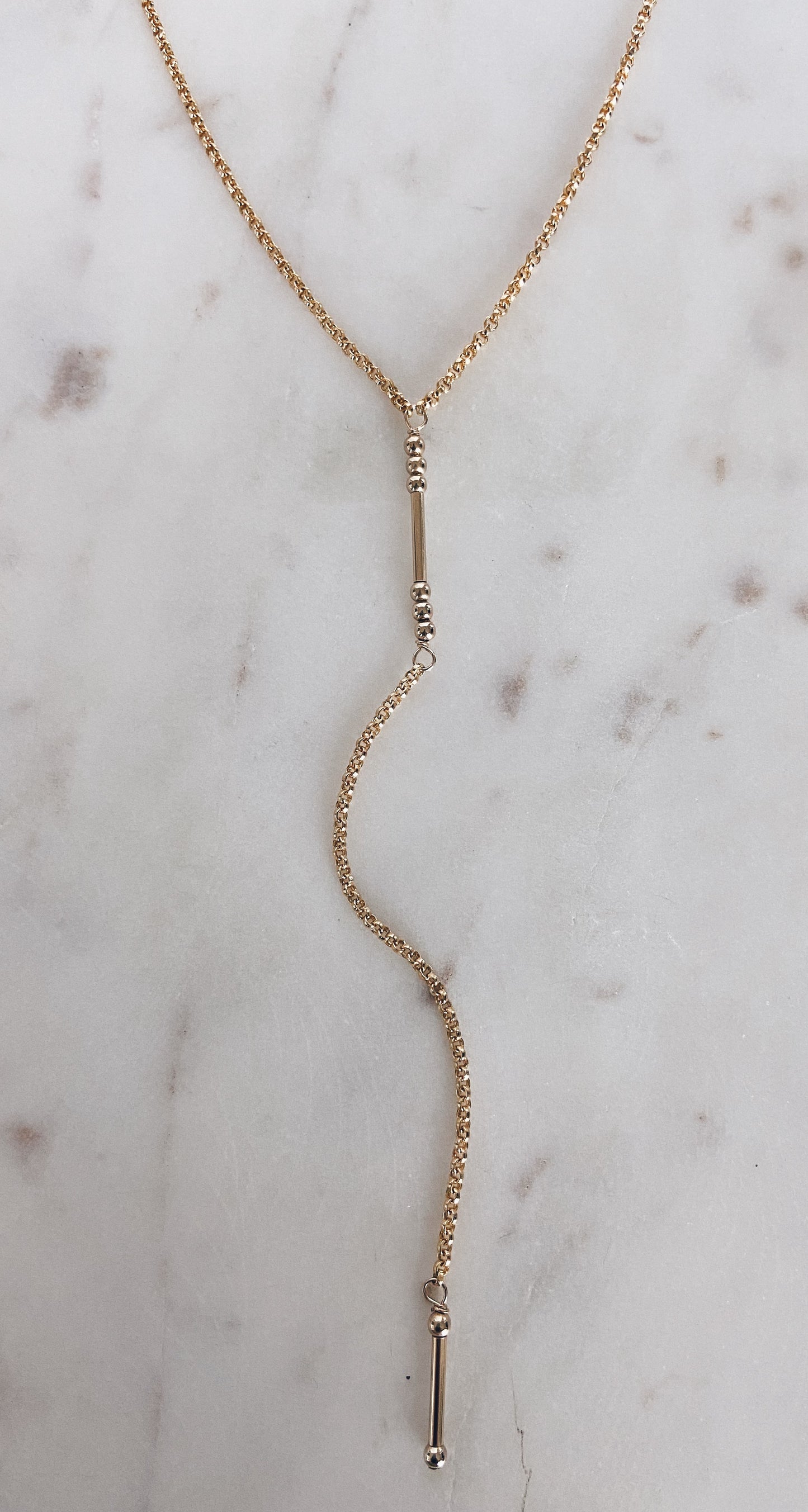 Manhattan Y Necklace