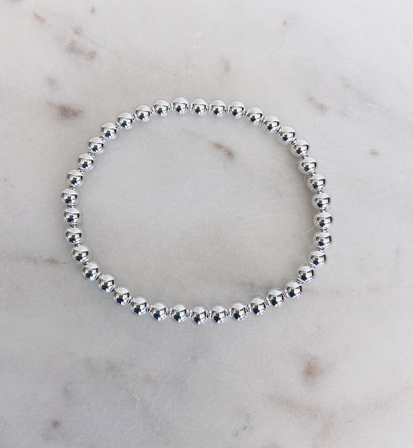 14k Gold Filled Beaded Bracelet - 5mm