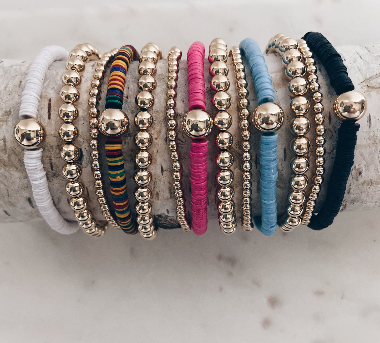 8mm Beaded Bracelet + More Options