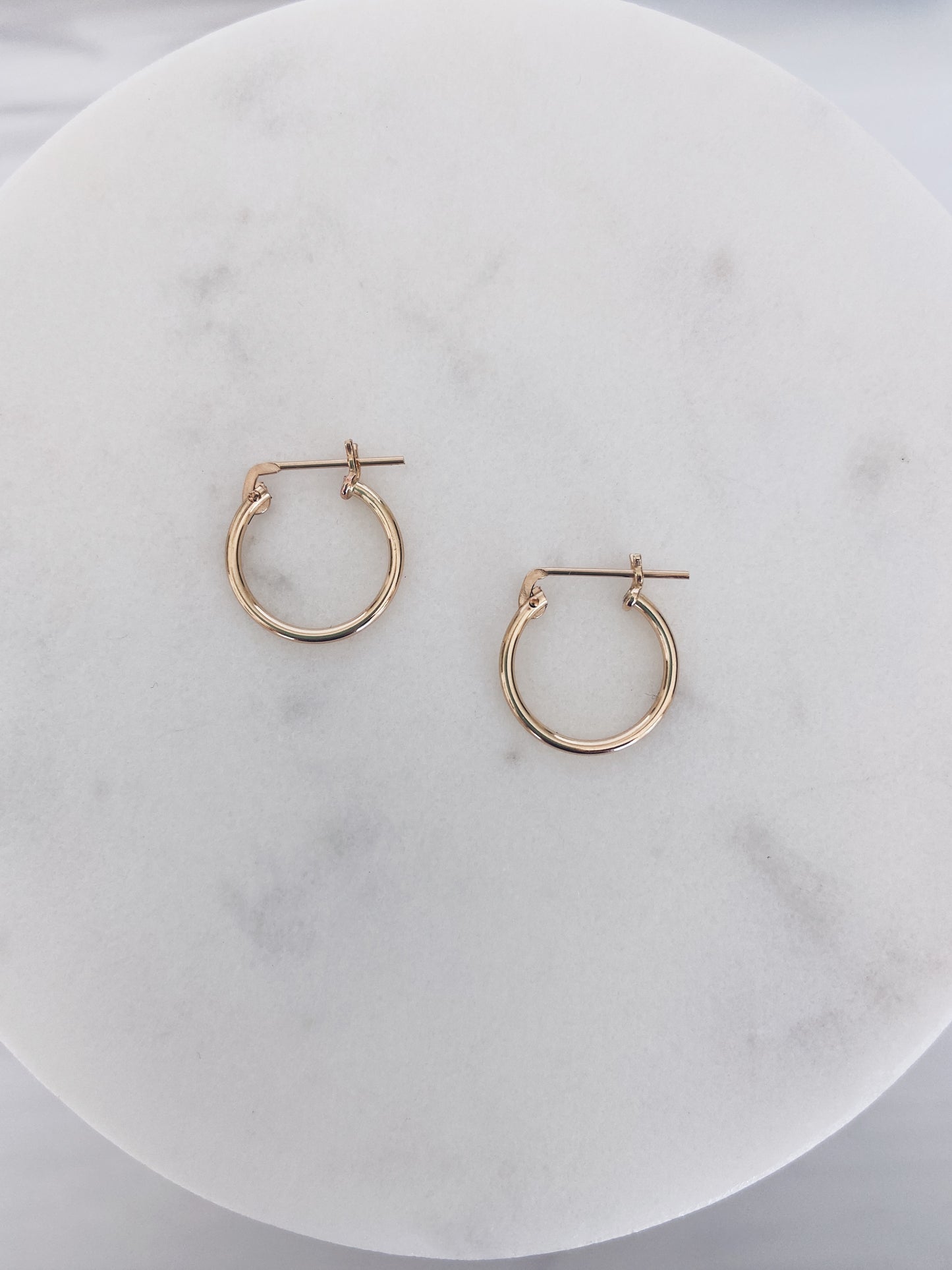 14k Gold Filled Mini Huggie Hoops