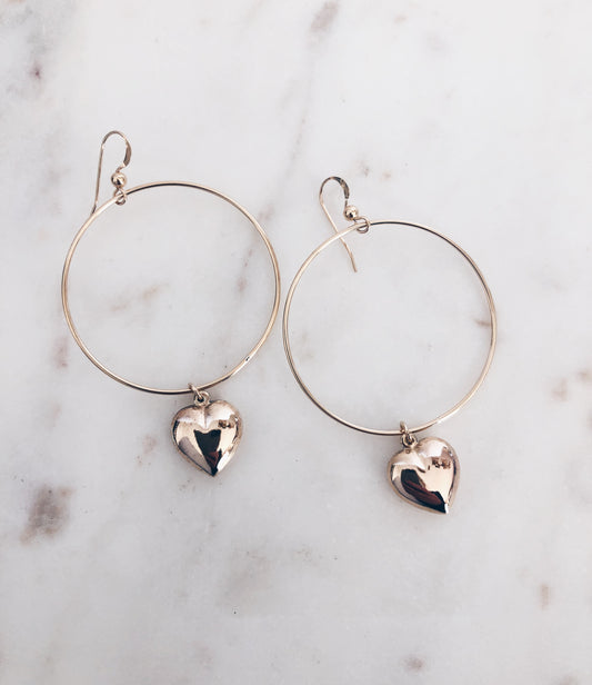 Heartbreaker Hoop Earrings
