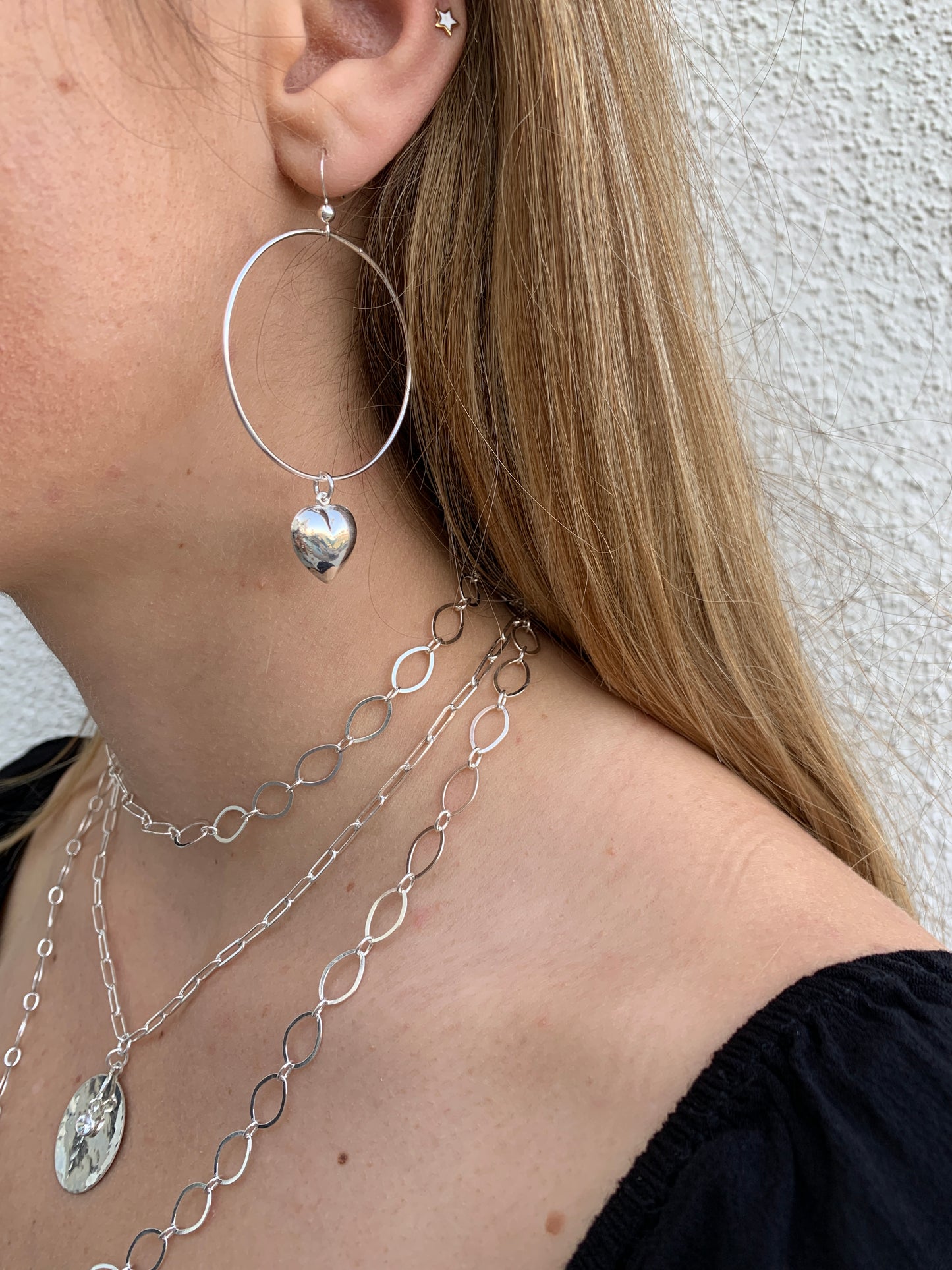 Heartbreaker Hoop Earrings