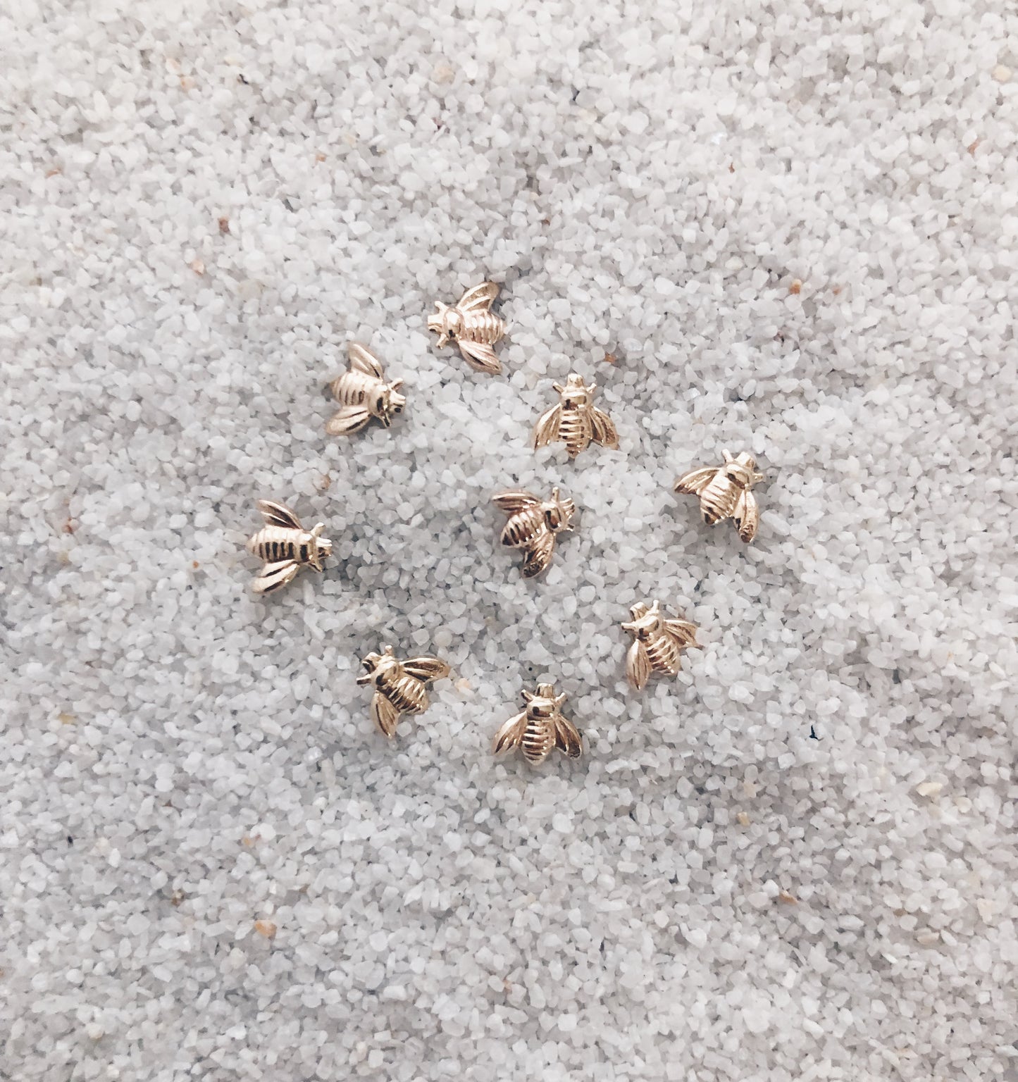 Gold Filled Mini Bee Studs
