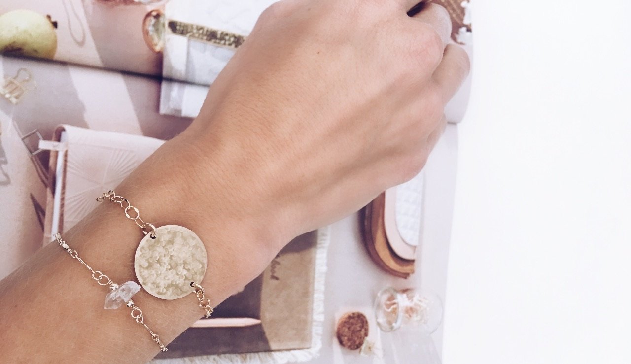 Hammered Coin Bracelet