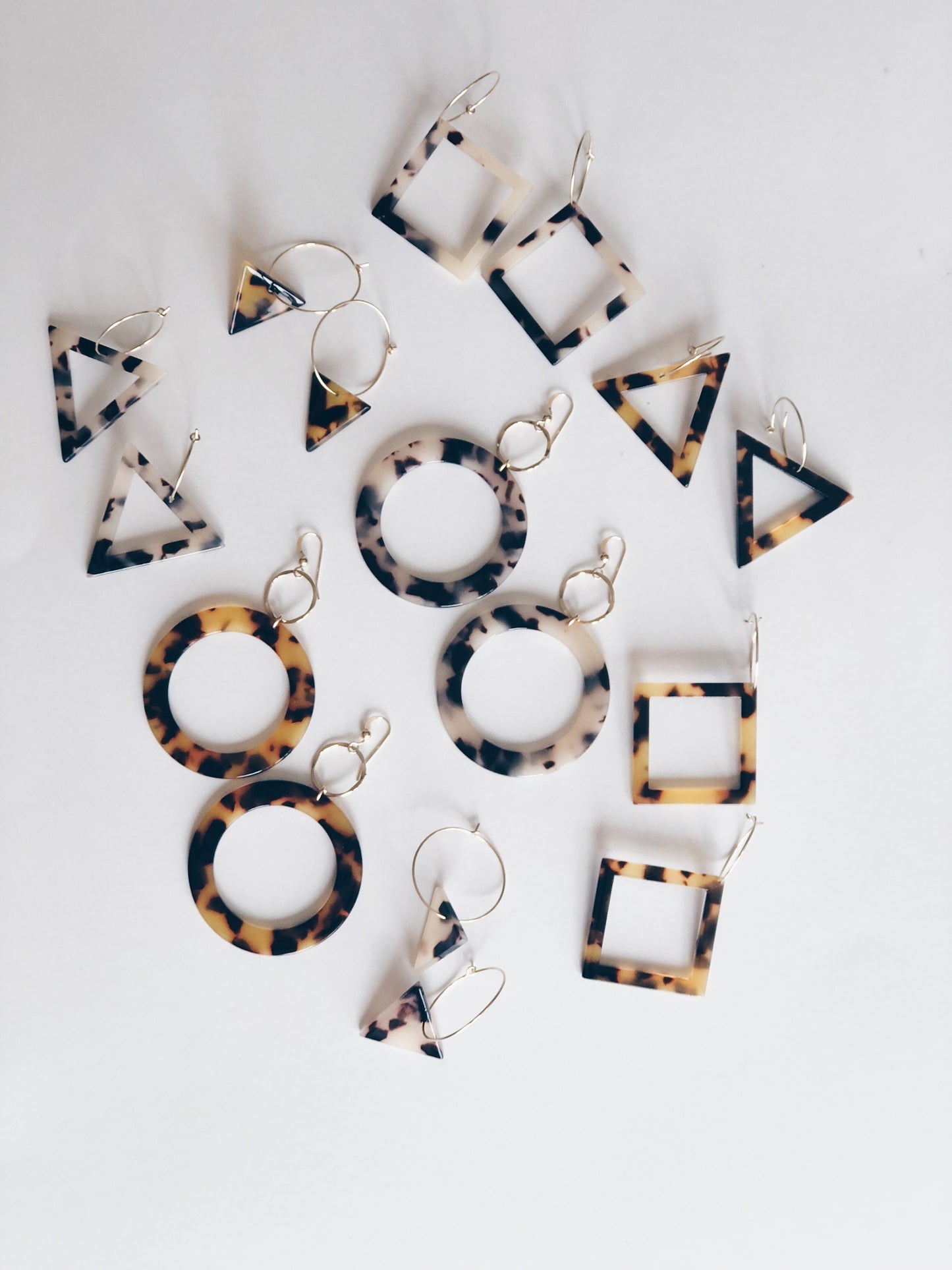 14k Gold Filled Tortoise Hoops...Featured in Vogue