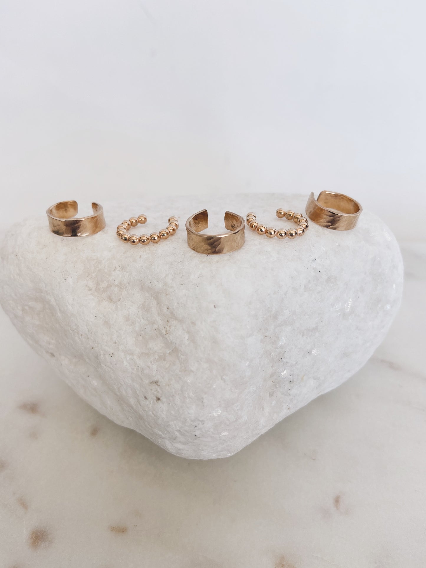 14k Gold Filled Beaded Ear Cuff