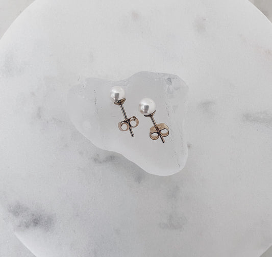 Pearl Stud Earrings