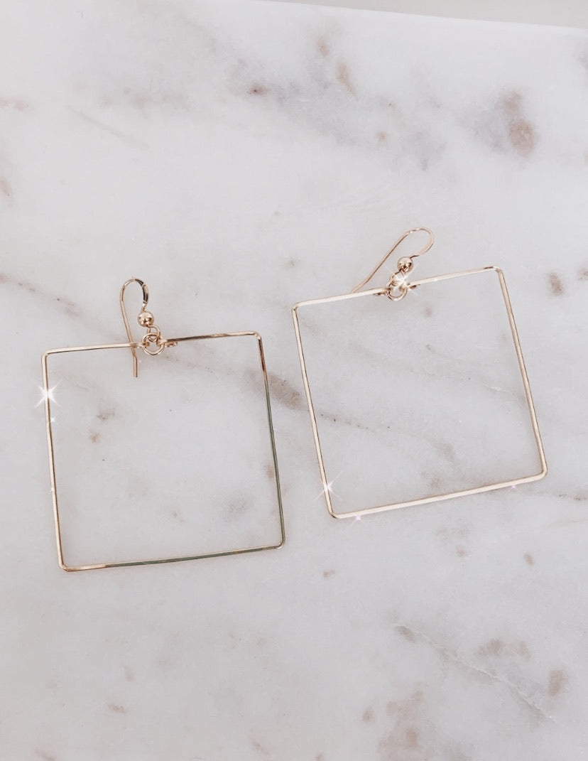 Simple Square Hoops