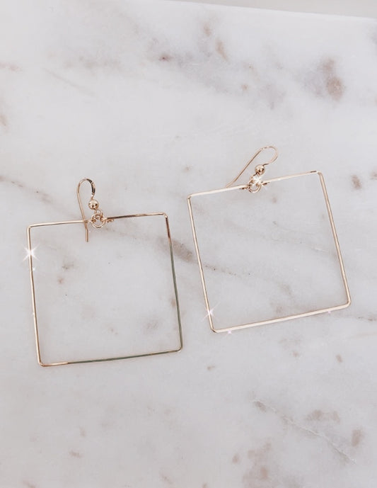 Simple Square Hoops