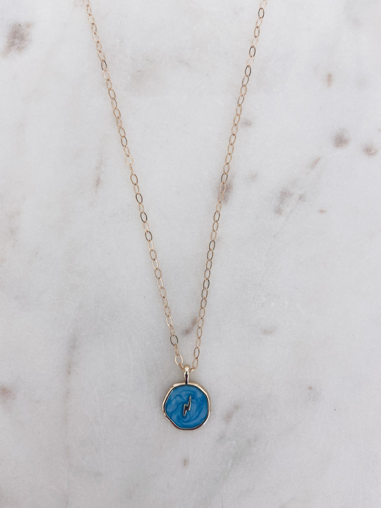 Enamel Charm Necklace + More Colors