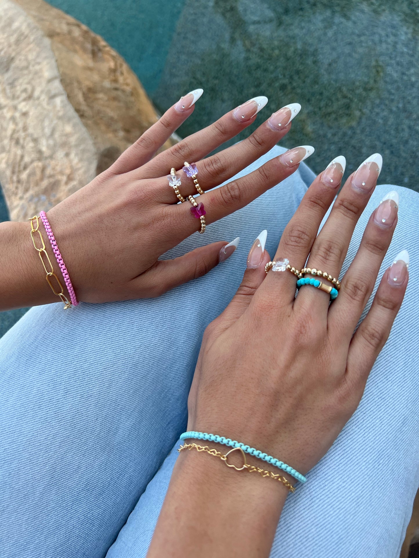 14K Gold Filled Chunky Link Chain Bracelet + More Colors