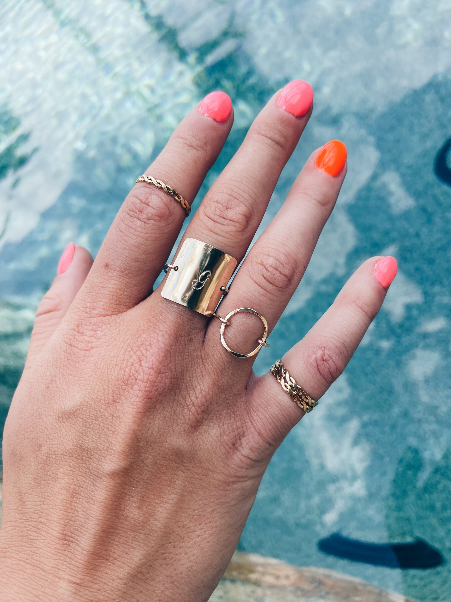 14k Gold Filled Woven Ring