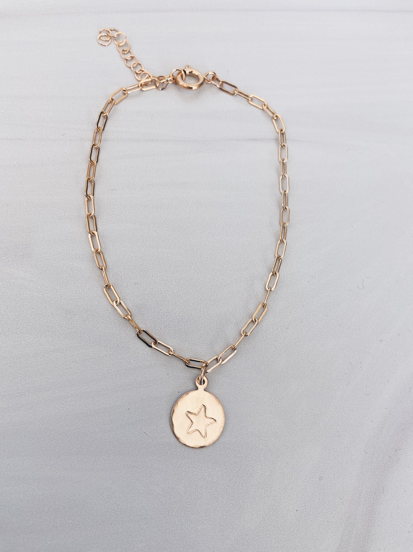 14k Gold Filled Charm Anklet + More Charms