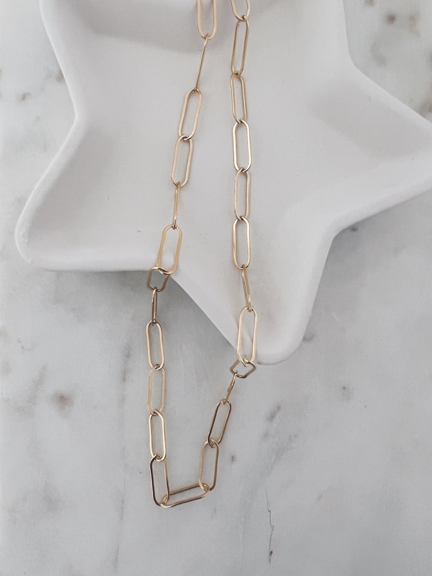 14K Gold Filled Chunky Link Chain Necklace + More Options