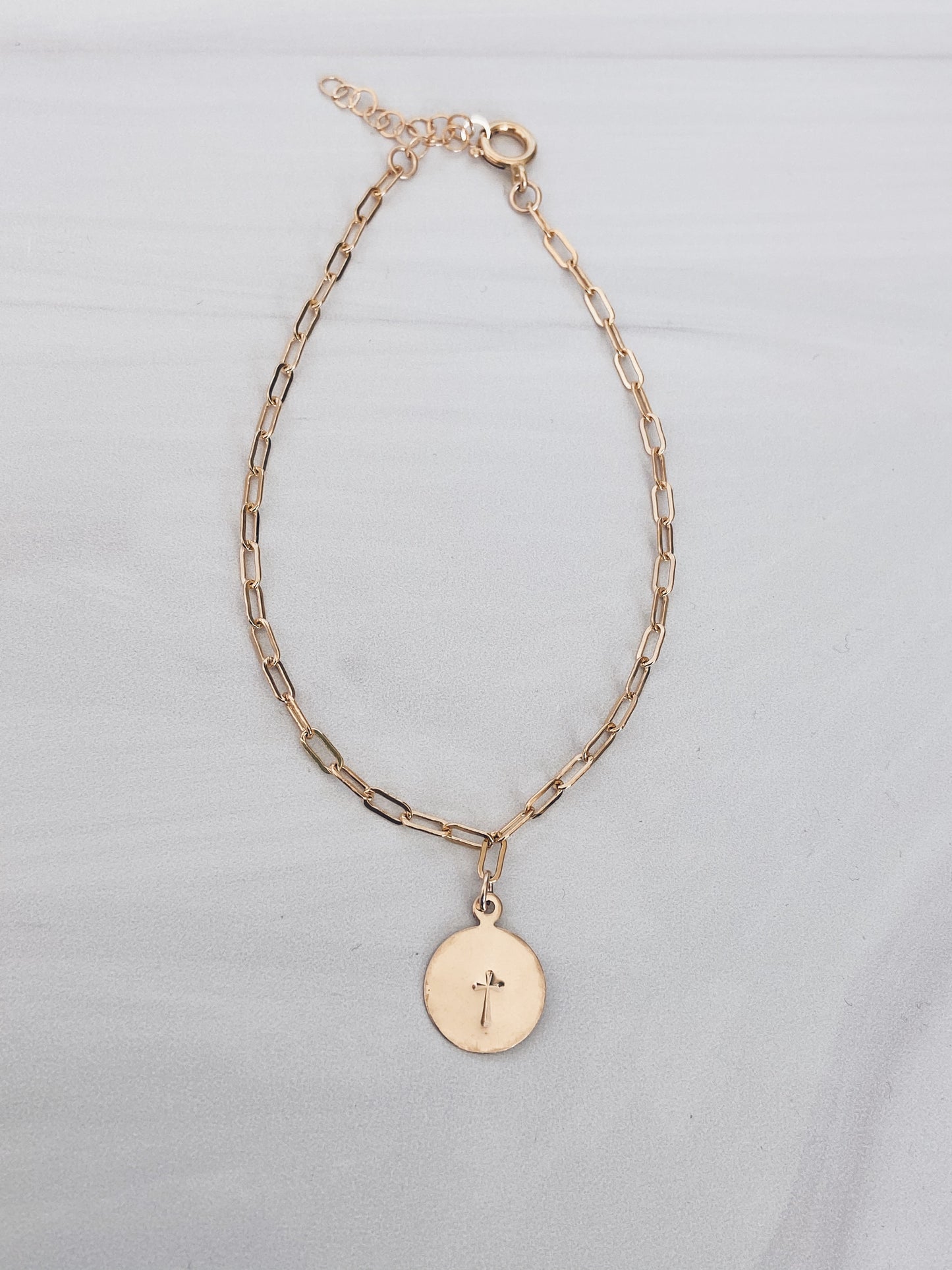 14k Gold Filled Charm Anklet + More Charms