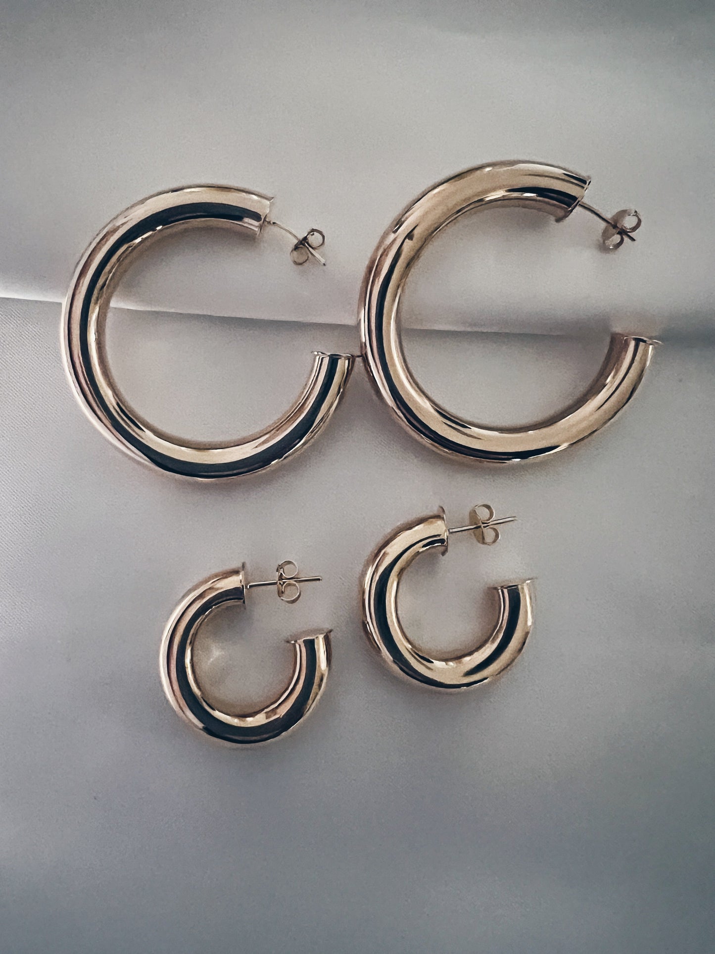 Chunky MINI Gold Hoops