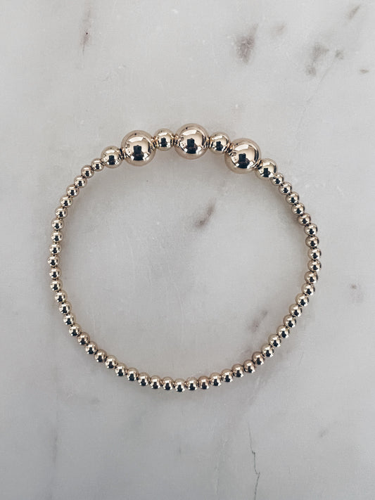 Mini Monarch Beaded Bracelet