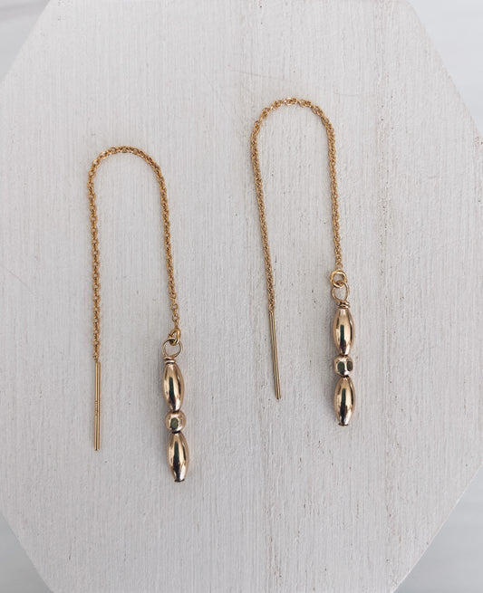 14k Gold Filled Barrel Threaders