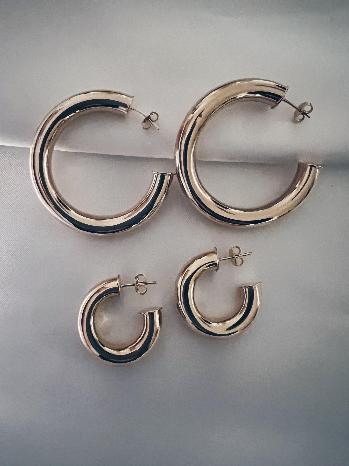 Chunky MEGA Gold Hoops