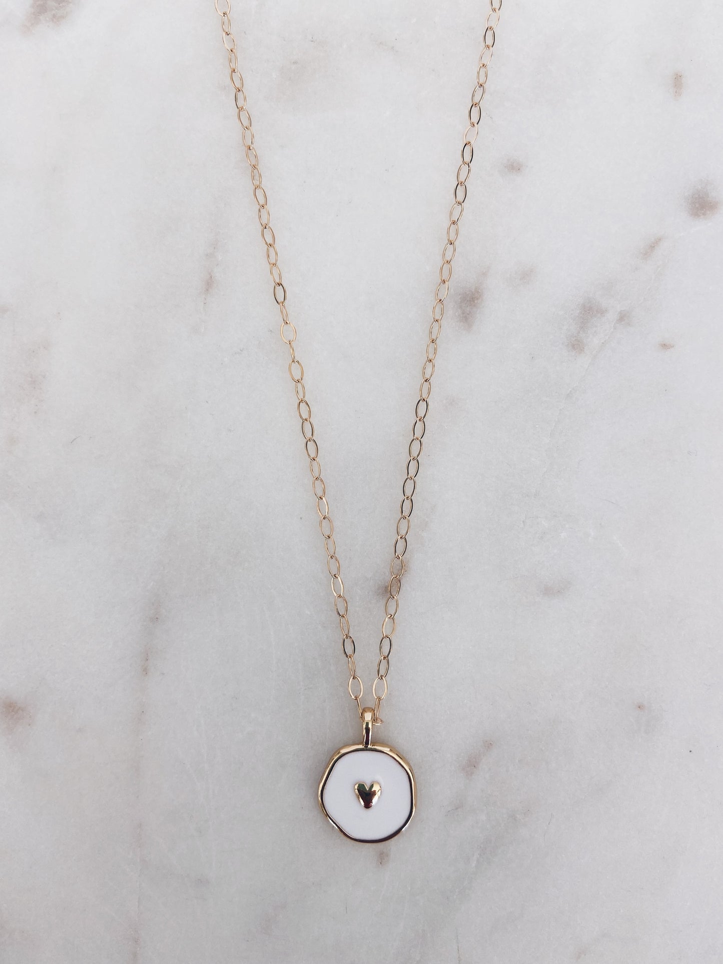 Enamel Charm Necklace + More Colors