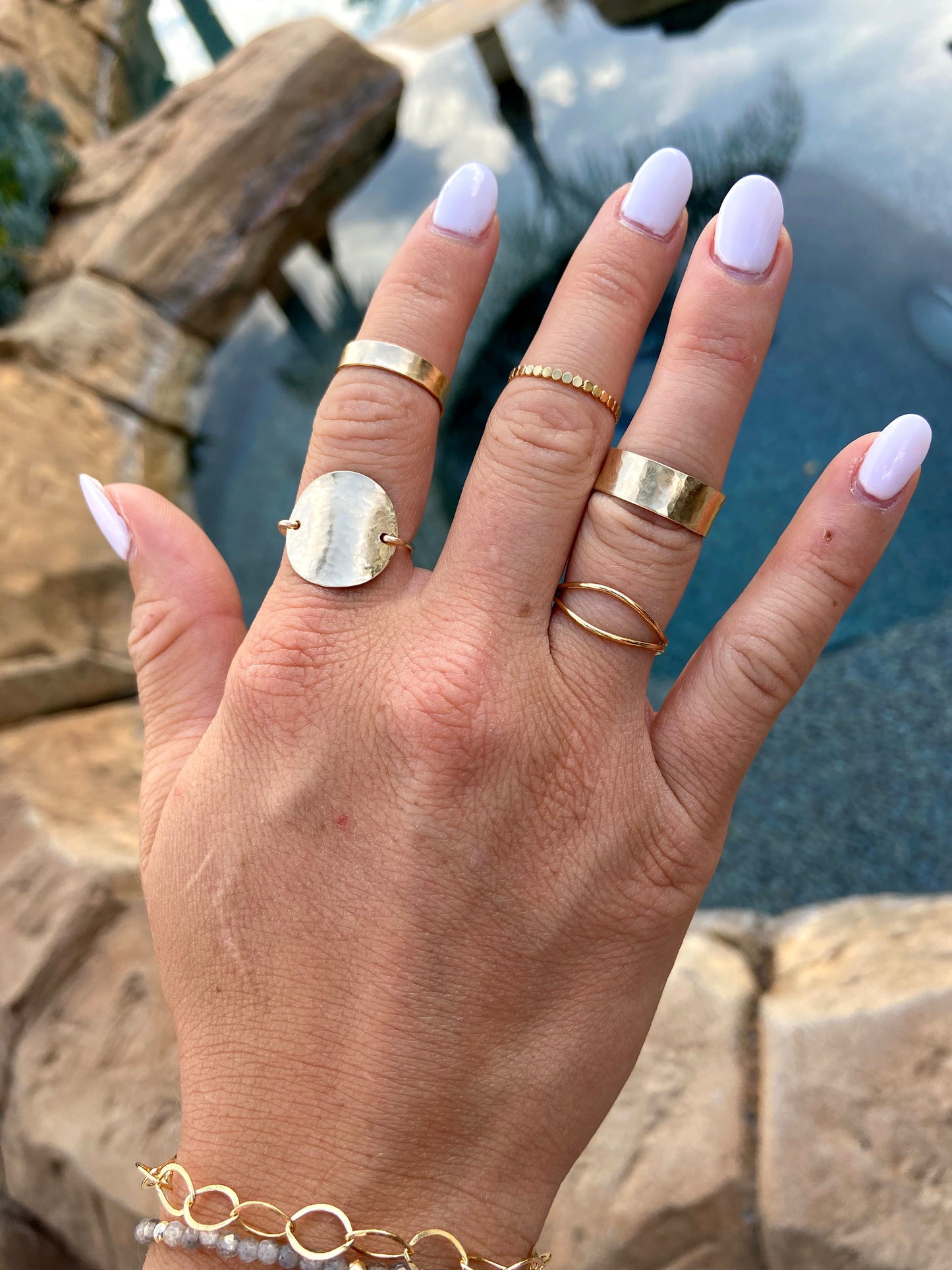 14k Gold Filled Orb Ring