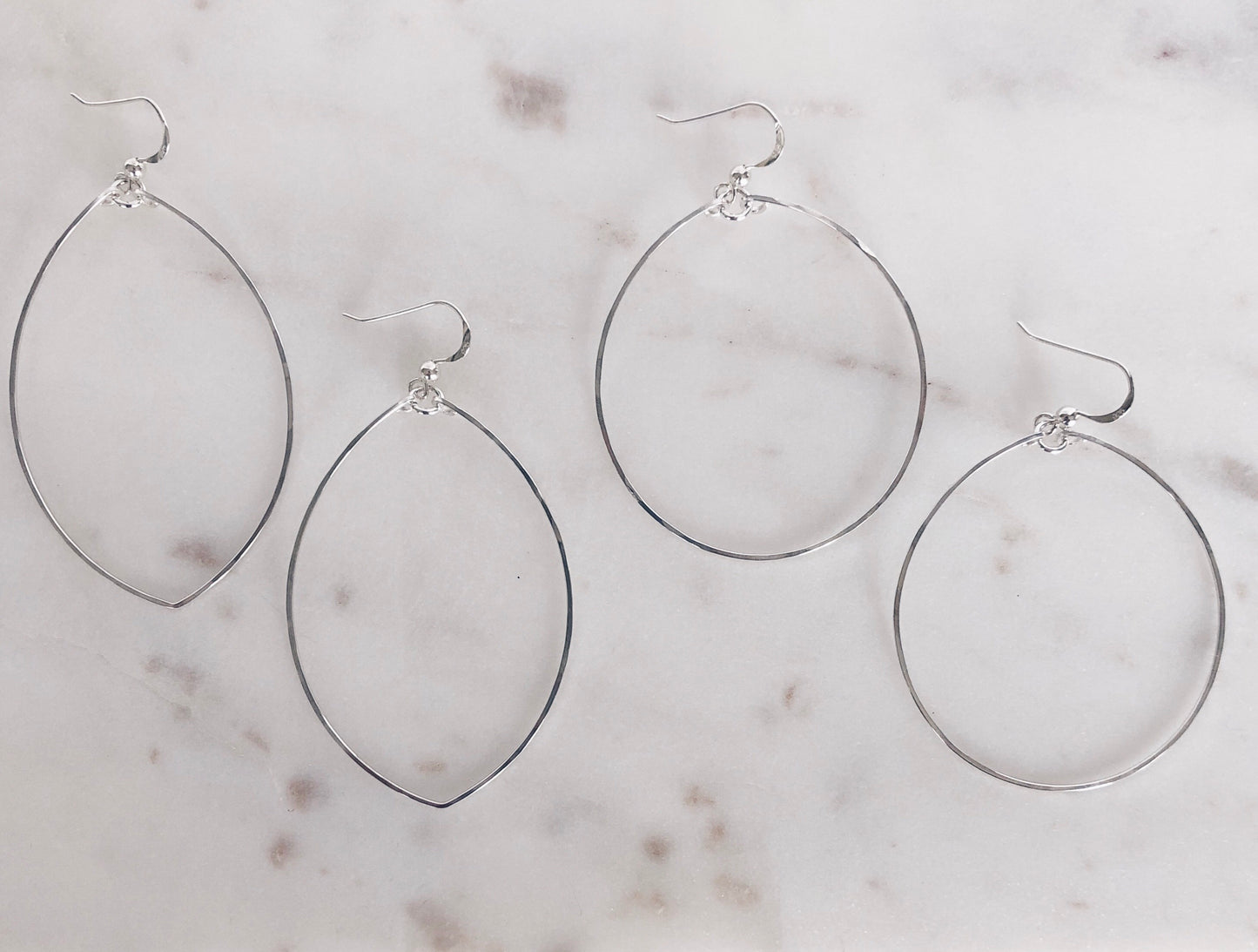 Simple Sterling Silver Hoops