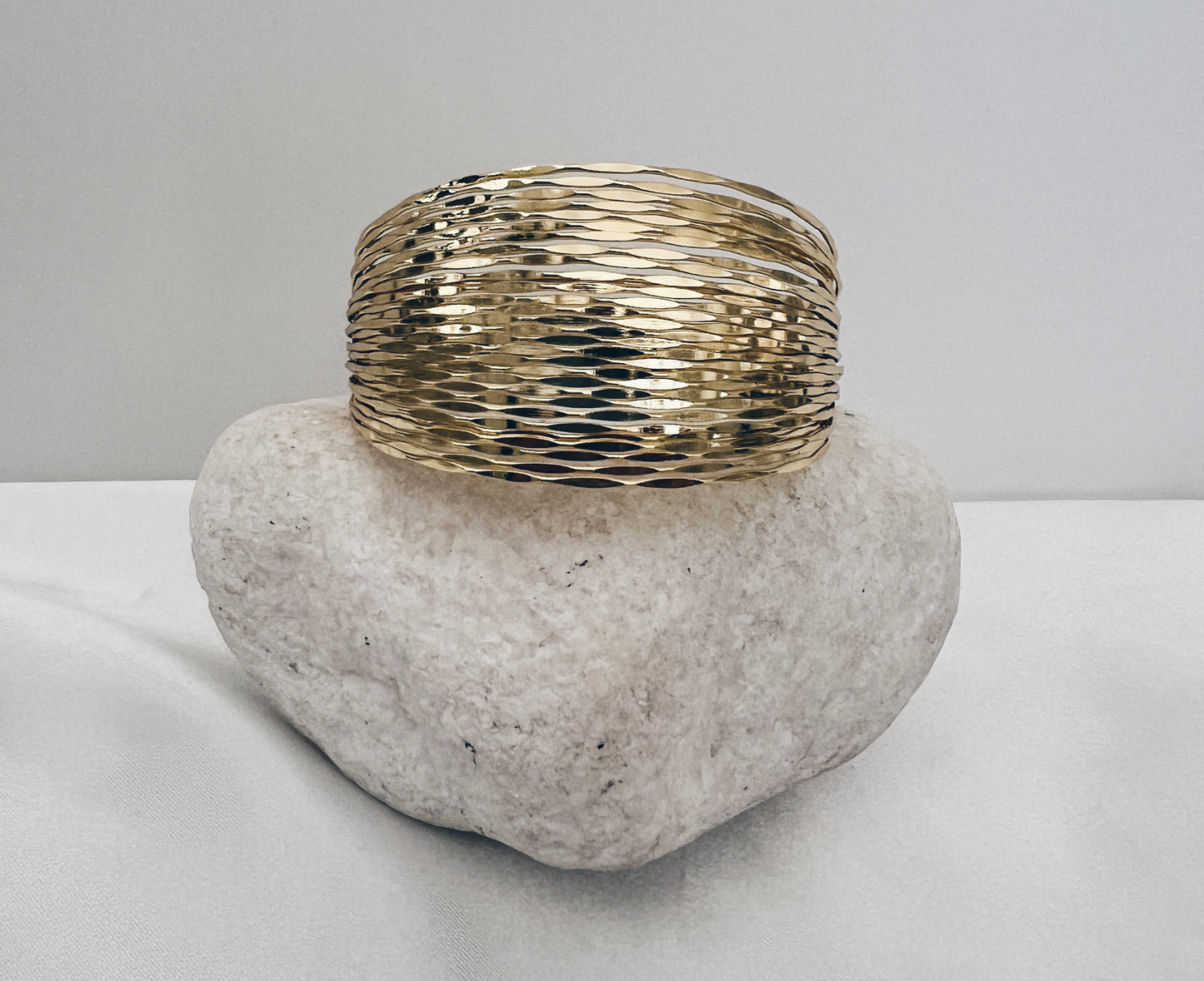 Gold Layered Cuff Bracelet