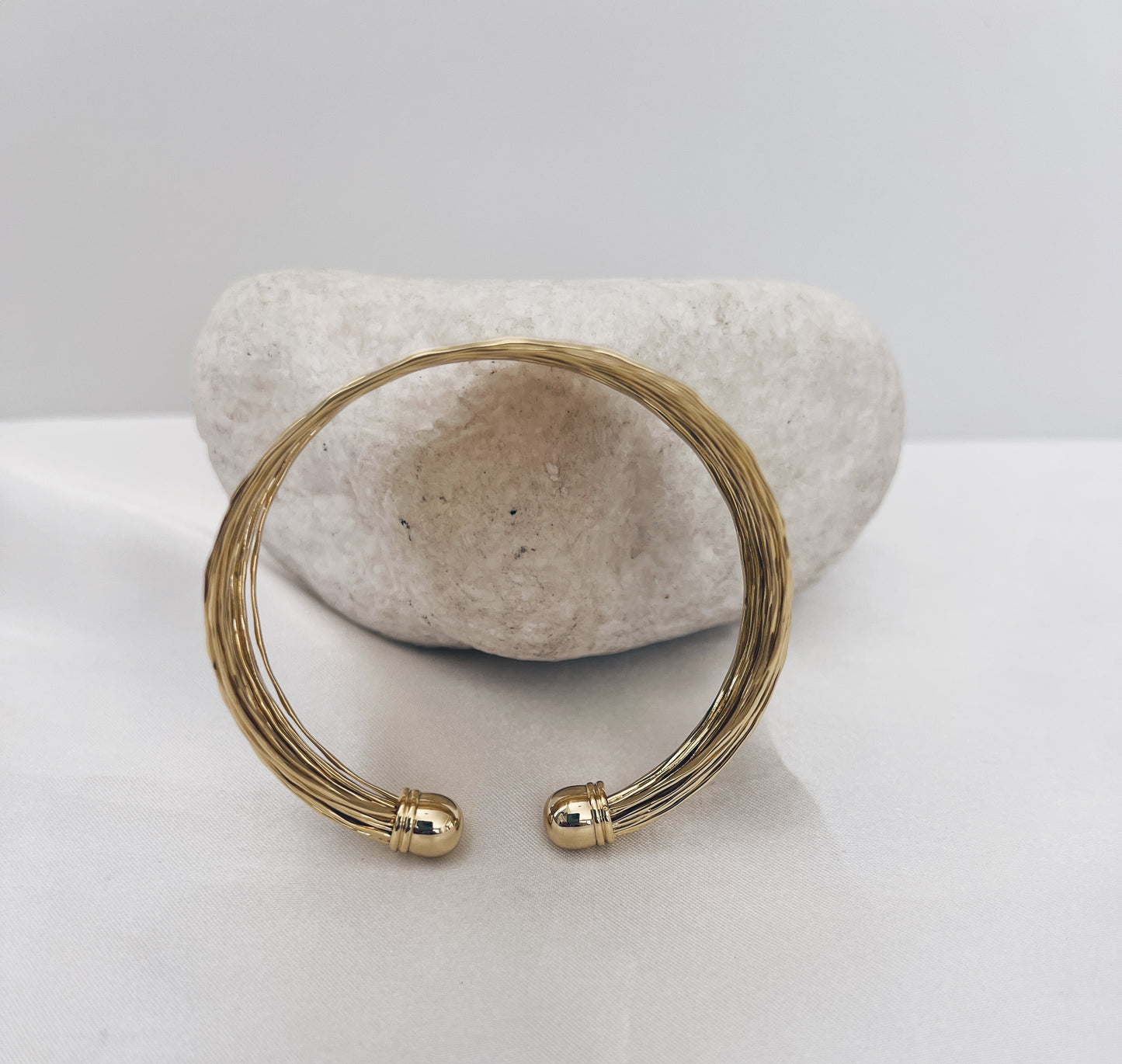 Gold Layered Cuff Bracelet