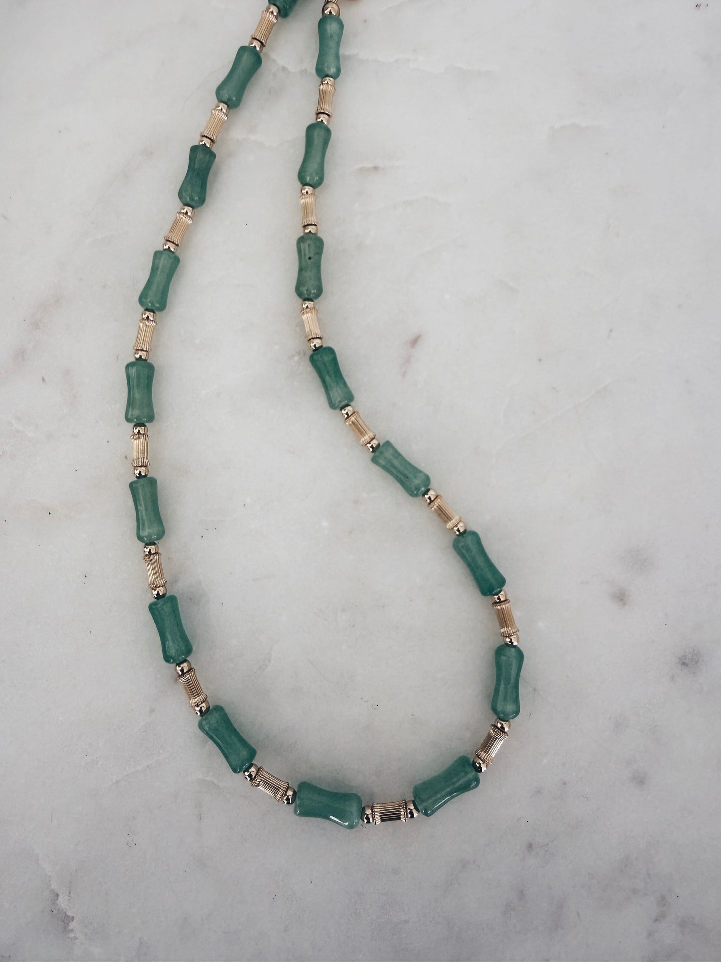 Bamboo Gemstone Necklace + More Options