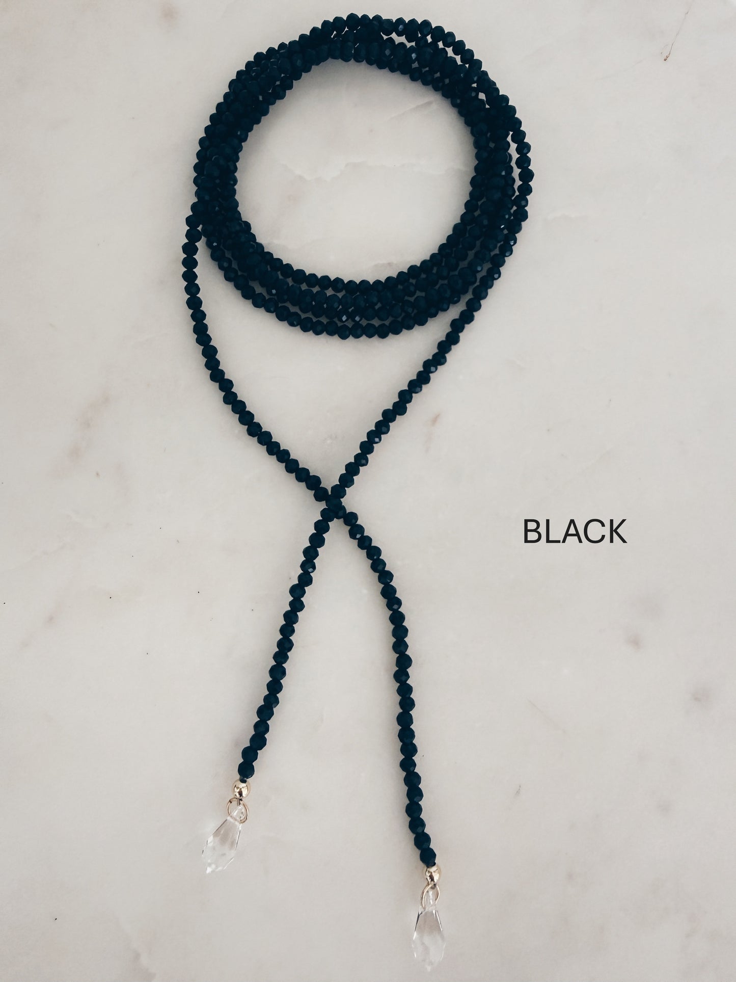 Crystal Luxe Wrap Necklace...Style It Multiple Ways + More Colors