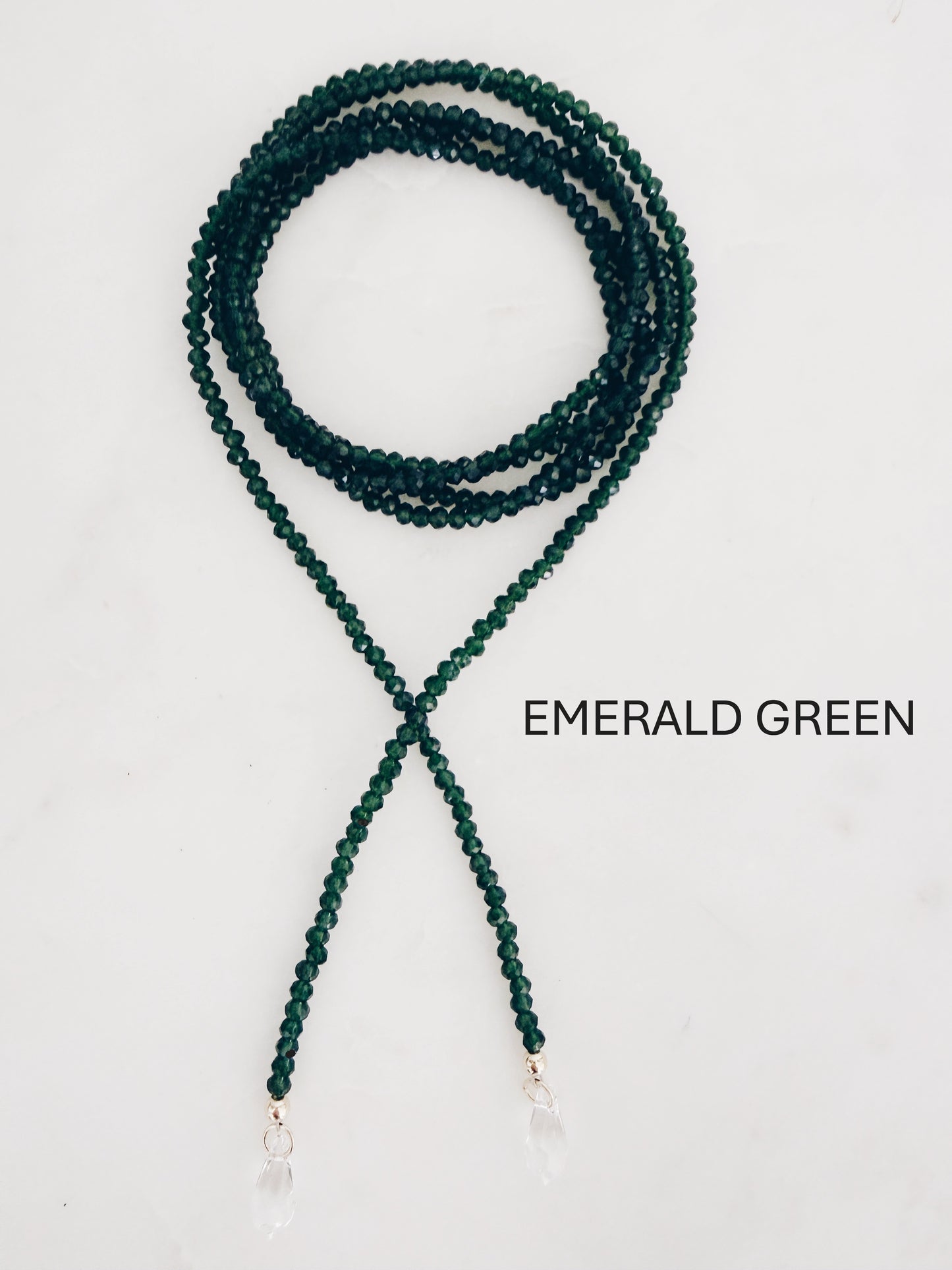 Crystal Luxe Wrap Necklace...Style It Multiple Ways + More Colors