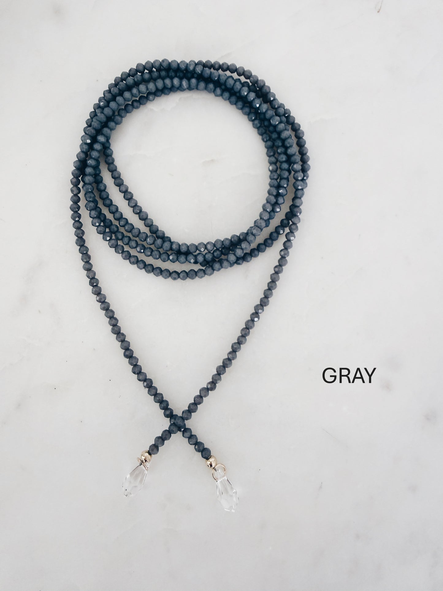 Crystal Luxe Wrap Necklace...Style It Multiple Ways + More Colors