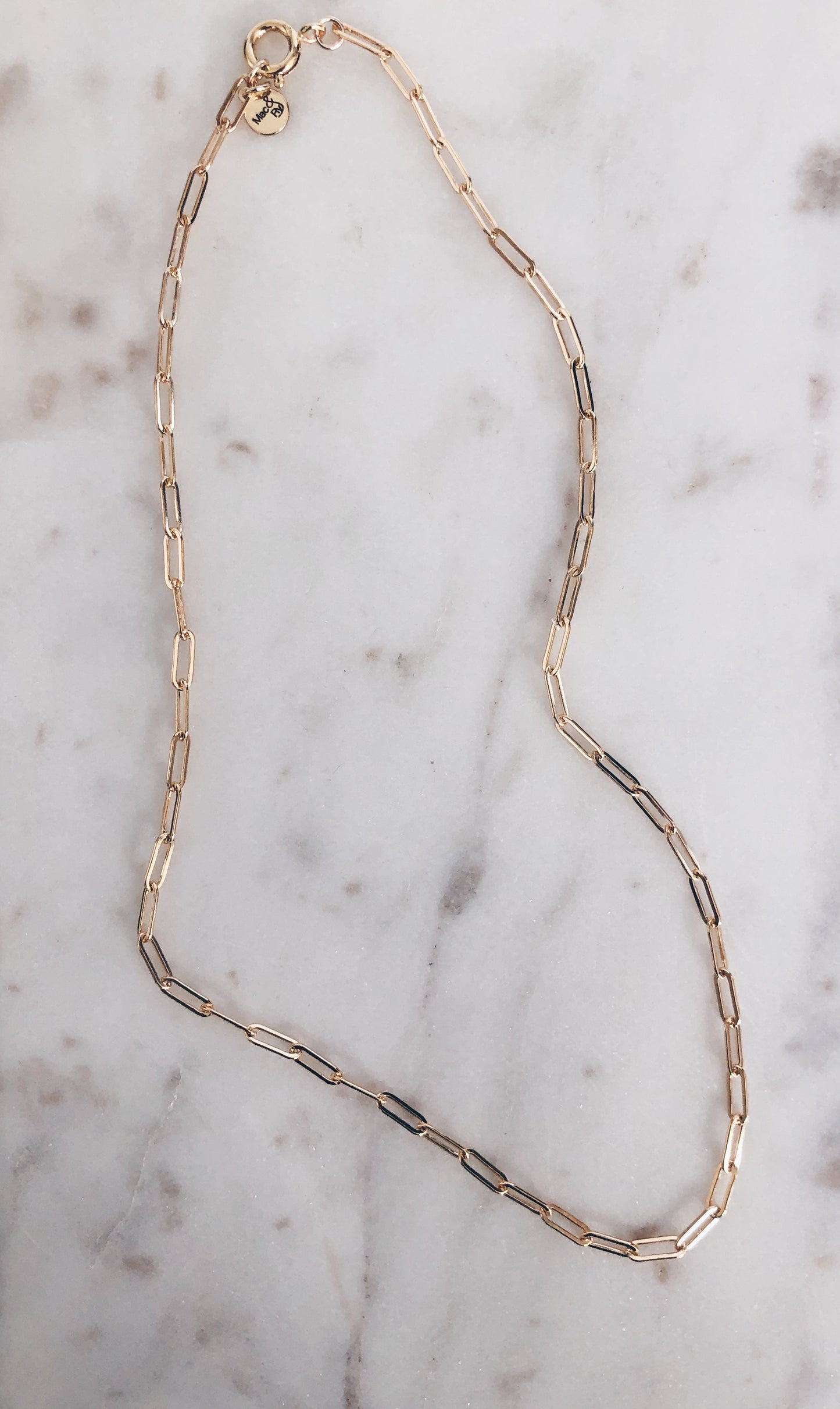 Long Link Chain Necklace