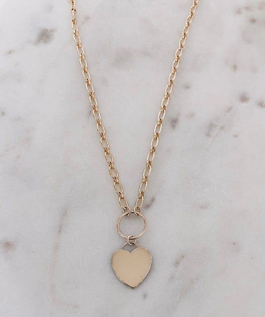 14k Gold Filled “Be Mine” Heart Necklace