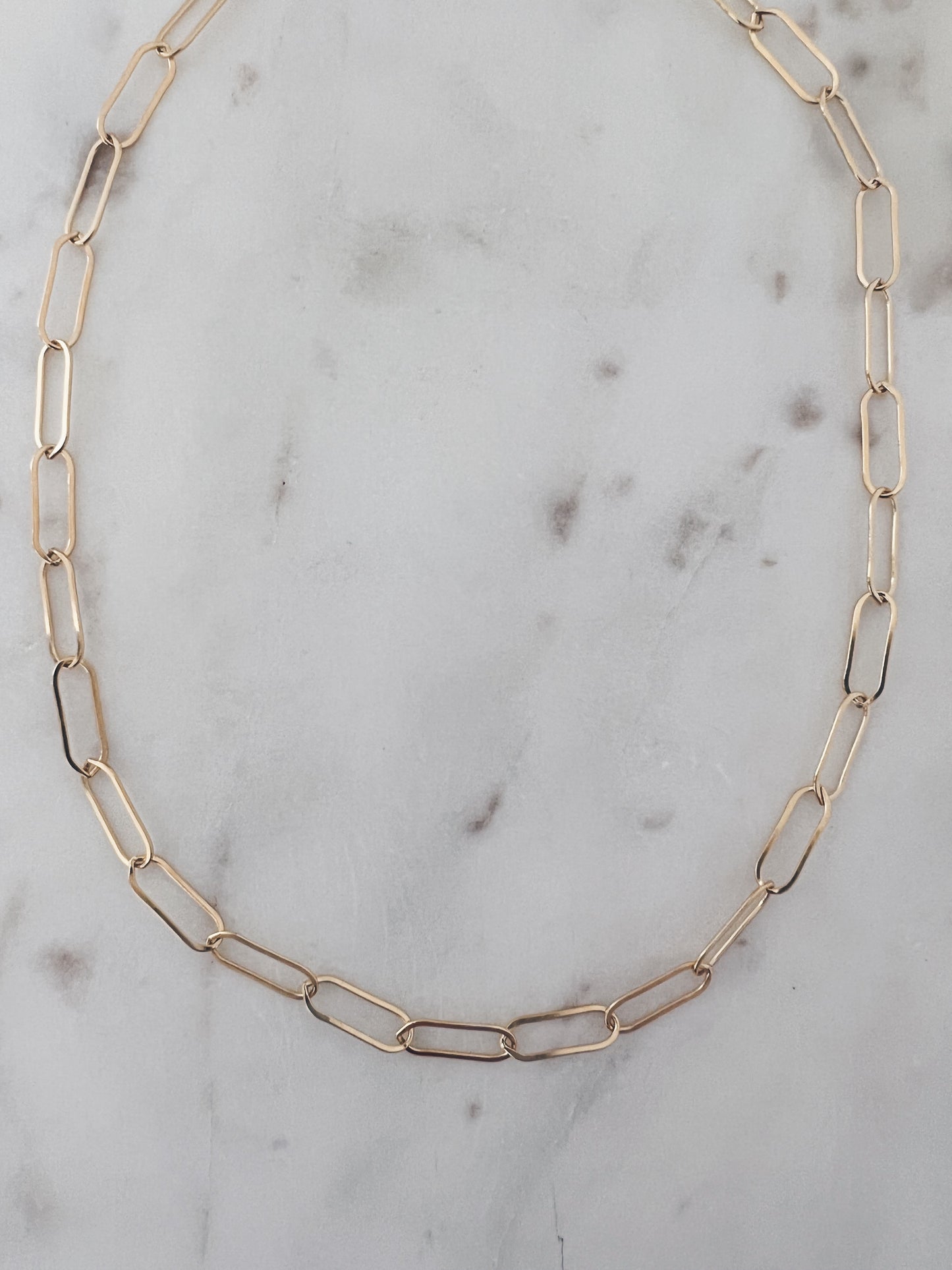 14K Gold Filled Chunky Link Chain Necklace + More Options