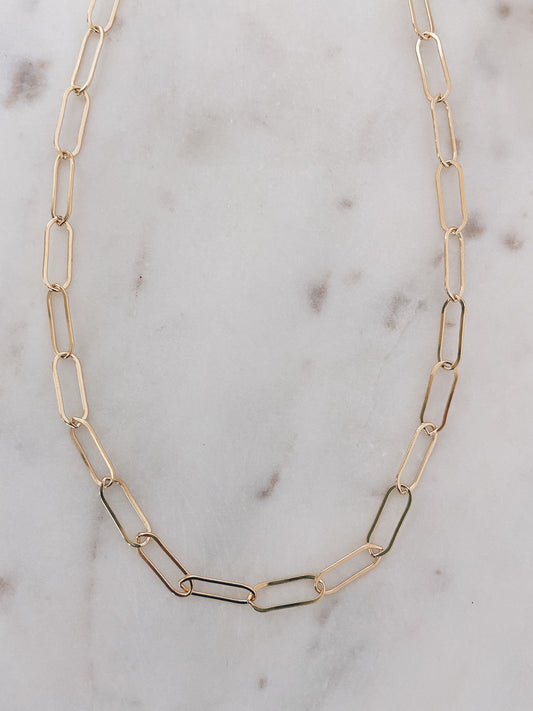14K Gold Filled Chunky Link Chain Necklace + More Options