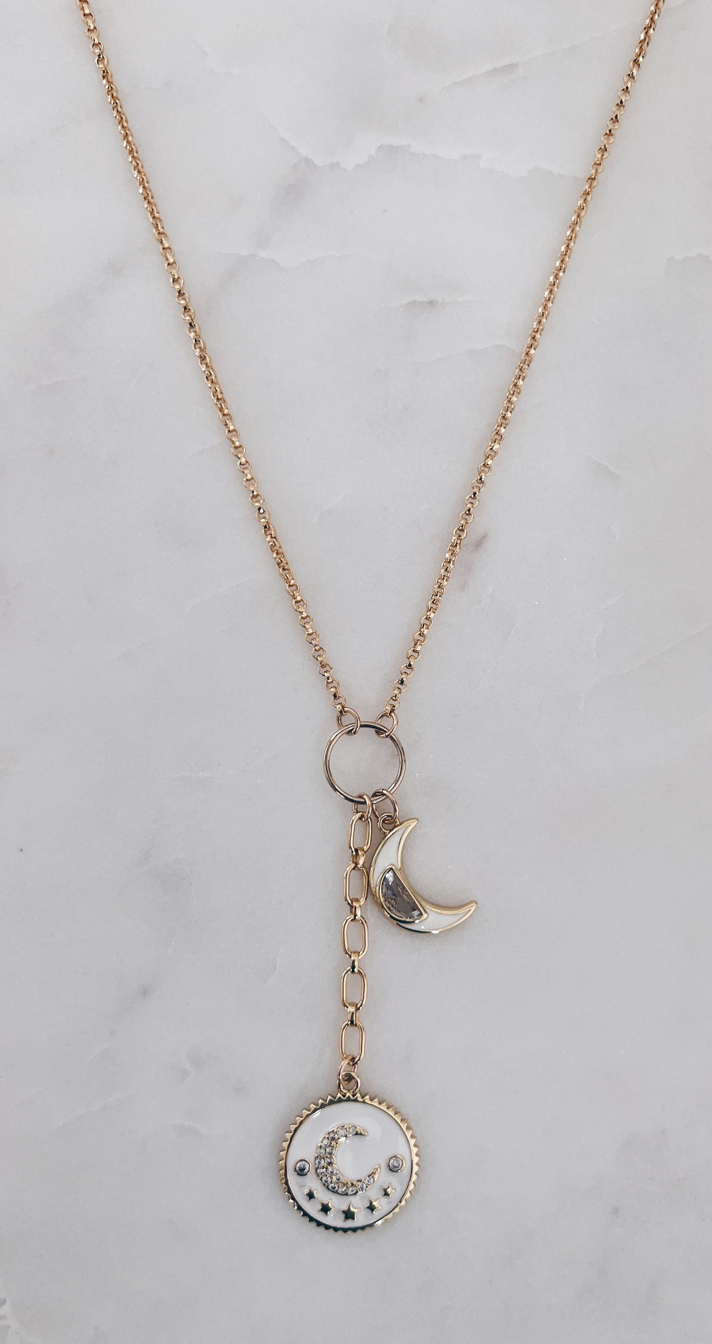 The New Moon Lariat Necklace