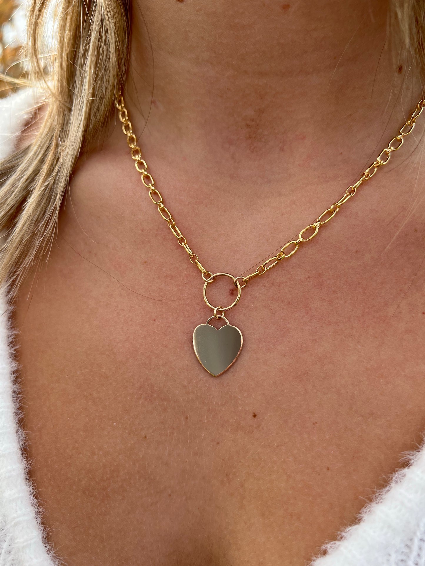 14k Gold Filled “Be Mine” Heart Necklace