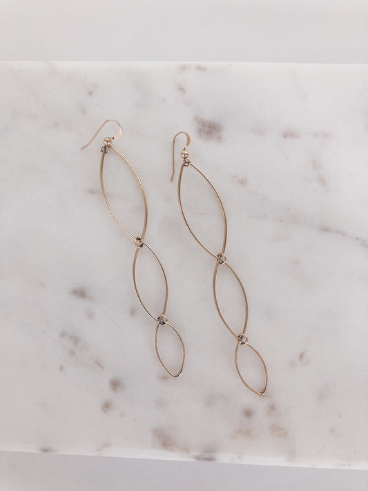 14k Gold Filled Marquis Dusters