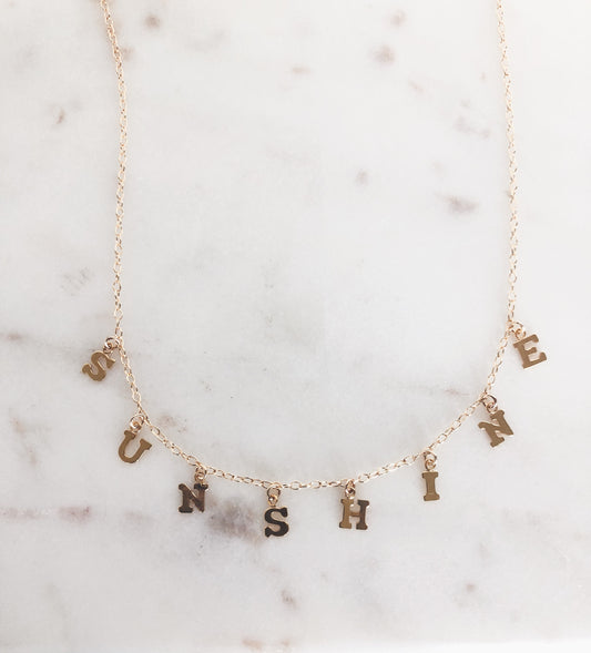 Spell It Out Necklace